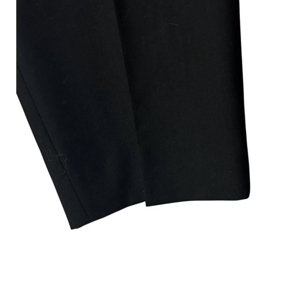 NWT Zanella Italy Jenna Womens Black‎ Wool Dress Pants Slacks Trousers Size 14